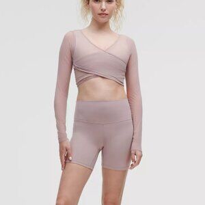 NWT: lululemon Align™ High-Rise Short 6" - Mauve Grey, Size 2